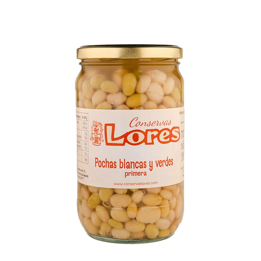 Alubias pochas 500g   CONSERVAS LORES