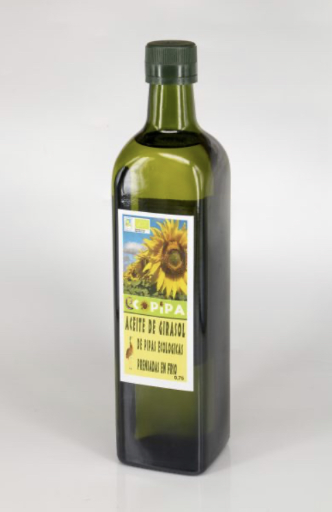 Aceite girasol Vidrio 750ml ECOPIPA