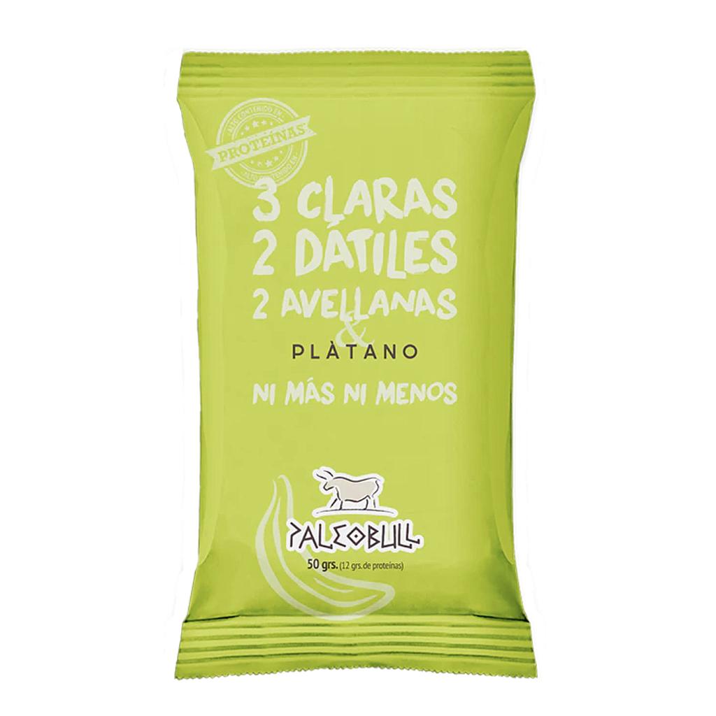 Barrita platano y avellana 50g PALEOBULL