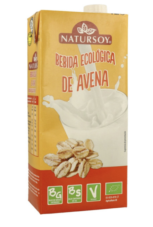 Bebida de avena 1L NATURSOY