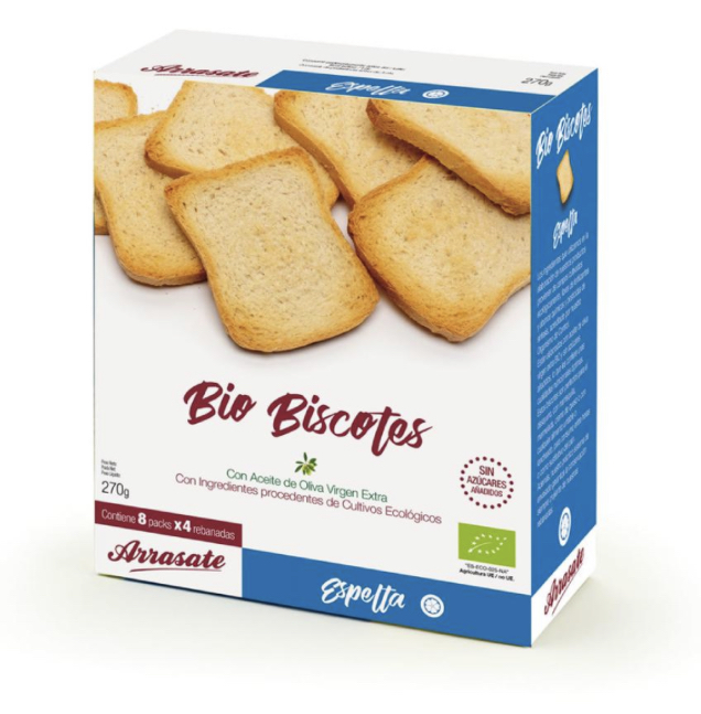 Biscotes Espelta bio 270g ARRASATE