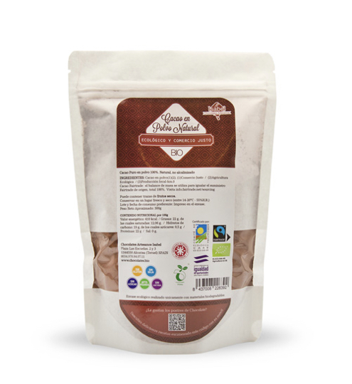 Cacao en polvo puro bio 300g ISABEL