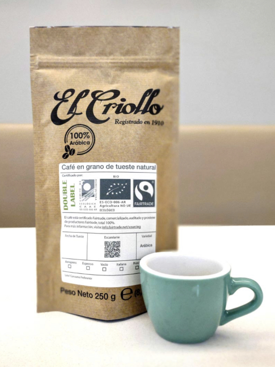 Cafe doble label 250g CRIOLLO
