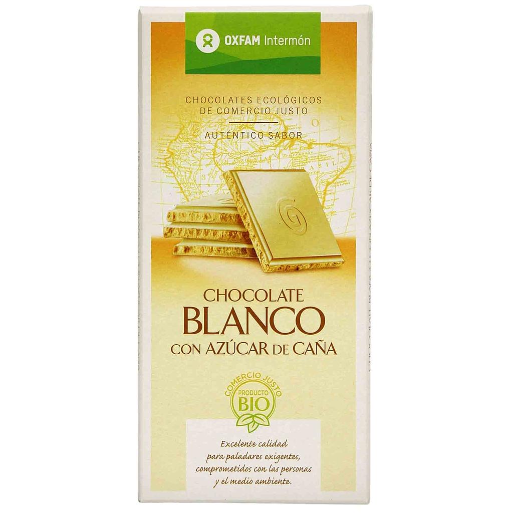 Chocolate blanco de caña azucar 100g OXFAM