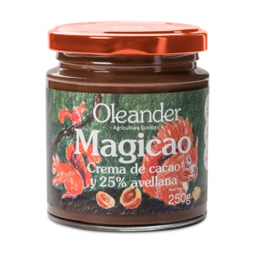 Crema cacao Magicao 25% avellana 250g OLEANDER