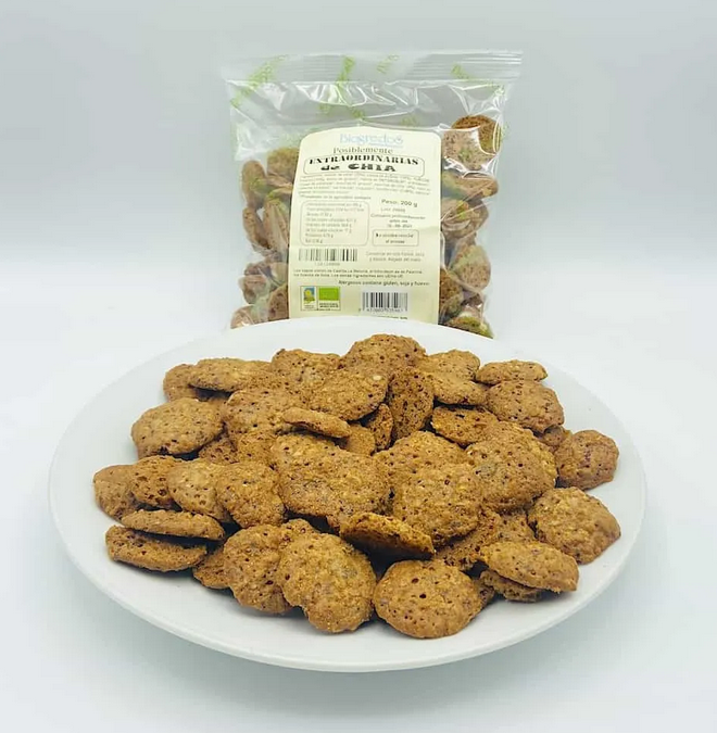 Galletas ecologicas x con chia 200g BIOGREDOS