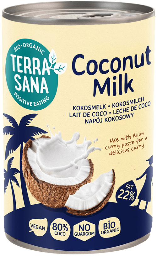 Leche de coco 80% 400ml TERRASANA