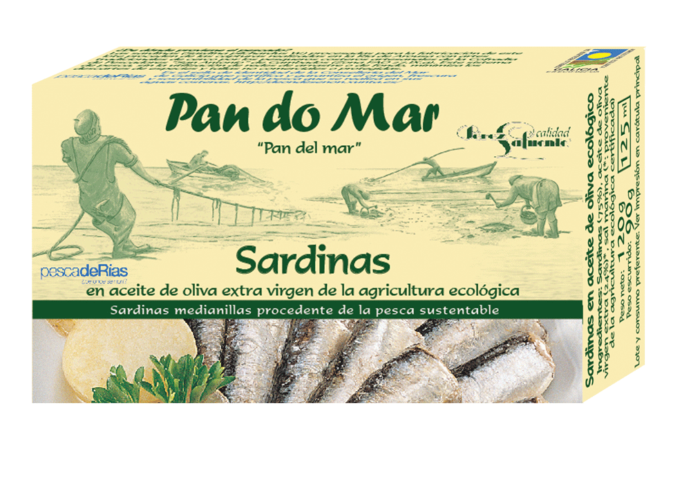 Sardinas en aceite oliva extra virgen 120g PAN DO MAR