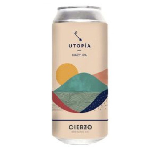 [2840] Cerveza utopia hazy ipa 44cl CIERZO