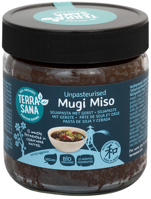 Mugi Miso sin pasteurizar 350g TERRASANA