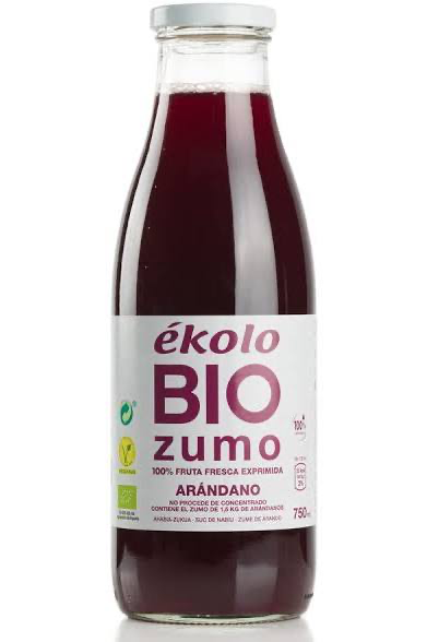 Zumo Arandano 750ml EKOLO