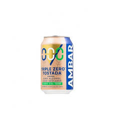 [3736] Cerveza 0,0,0 Tostada 33cl. Lata. AMBAR